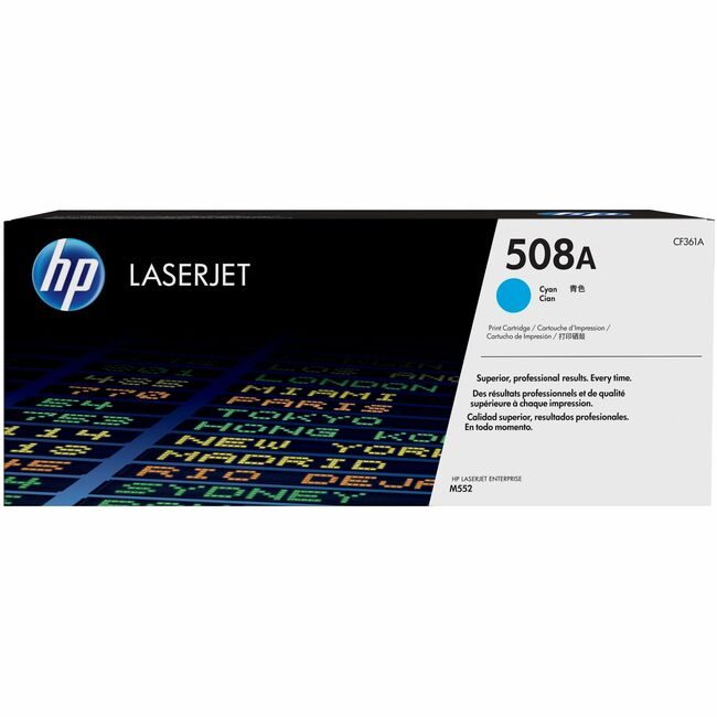 HP Inc. / Hewlett-Packard Crtdg Toner Cyn ORIG HP508A HEWCF361A