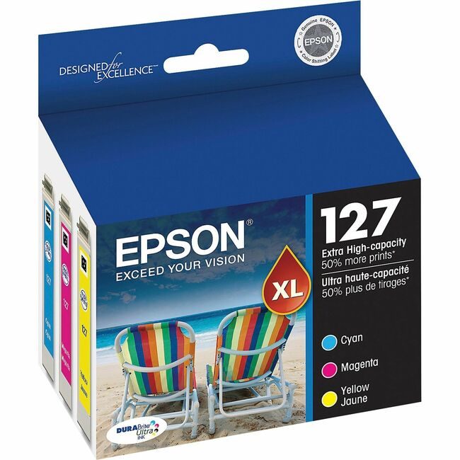 Epson America Crtdg Ink Wkforce C M&Y EPST127520-S