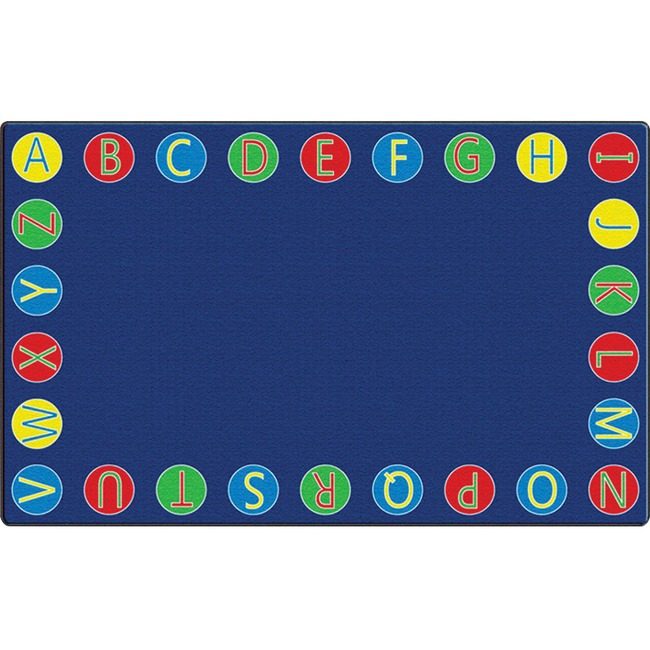 Flagship Carpets Rug Alphabet Circles 6X84 FCIFE405-32A