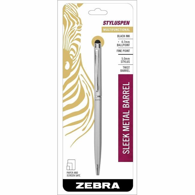 Zebra Pen Corporation Stylus Bp Twist 0.7 Slv ZEB33161