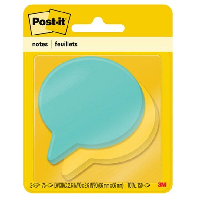 3M Company Pads Post-It Thought Bubble MMM7350BLB