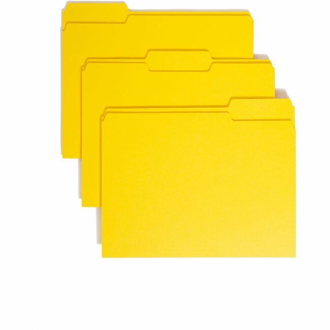 Smead Manufacturing Co. Folder File Letter 1/3 Yellow SMD12943