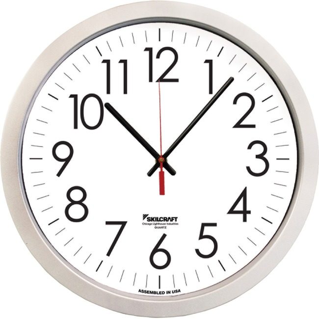 Varies / verify SKU SKU-LEVEL VERIFICATION REQUIRED Clock Wall 14.5 Plastic NSN6986555