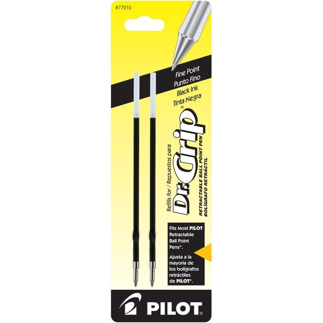 Pilot Corporation of America Refill Gel Rt Fine Black 2 Pack PIL77210