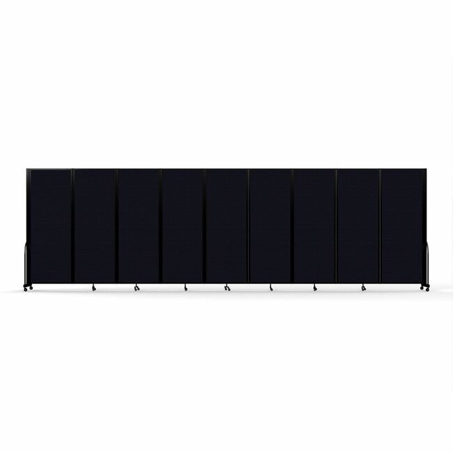 Screenflex Divider 76"HX251"W Black SCXFSH769BDX
