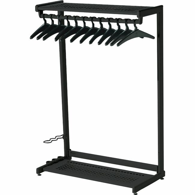 ACCO Brands Quartet Rack Garment 48"-2 SHLFS Black QRT20224