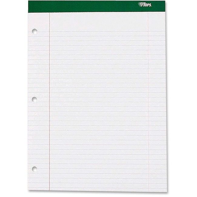 TOPS Products WRITING PAD 8-1/2" X 11-3/4" TOP63379