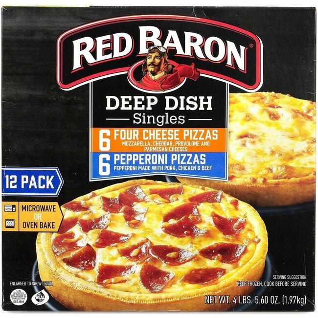 Varies / verify SKU SKU-LEVEL VERIFICATION REQUIRED Food Red Baron 12 Count GRR90300007