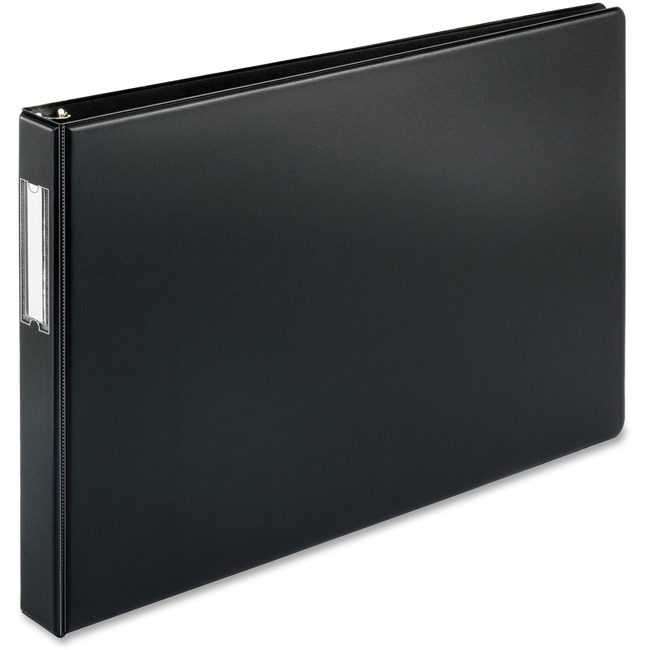 Business Source Binder Rfnc 11X17 Rnd 1" Black BSN44100