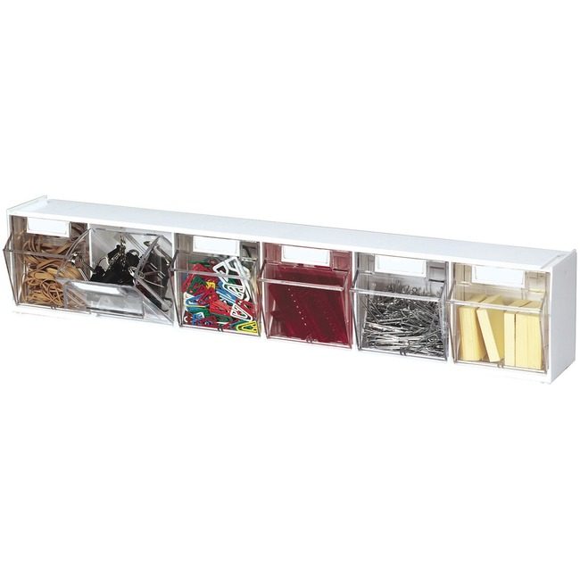 Deflecto Bin Tilt Horizontal 6-BIN DEF20603OP