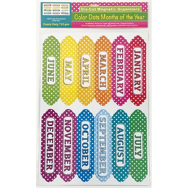 Ashley Productions Set Mag Months/Year Dots ASH19024