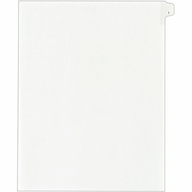 Avery Products Corporation Index Legal Sdtab 1 AVE82199