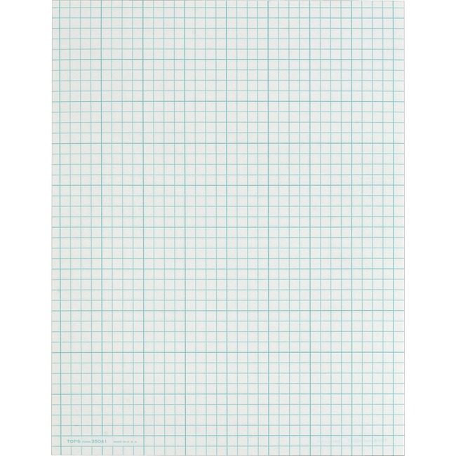 TOPS Products Pad Cross Sec 4 SQ/IN We TOP35041