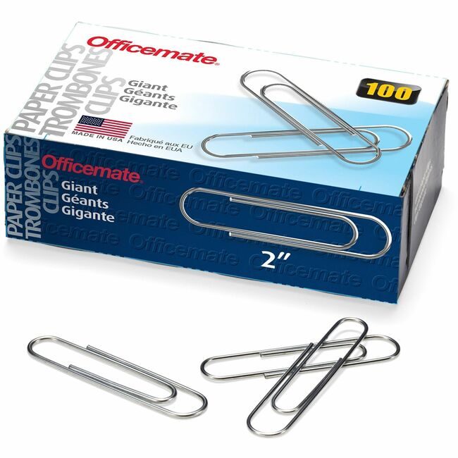 Officemate Clips Paper Standard Jumbo OIC99914