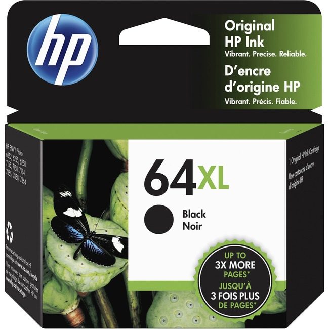 HP Inc. / Hewlett-Packard Crtdg Ij 64XL Black HEWN9J92AN