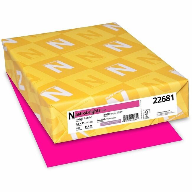 Neenah Paper, Inc. Astrobrights Astrobrt 24# Frbl Fsh WAU22681