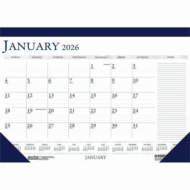 House of Doolittle Calendar Desktop Perforated HOD164