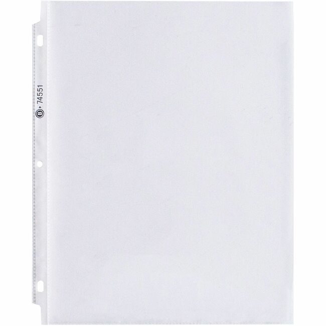 Business Source Protector Sheet Stndrd Clear BSN74551