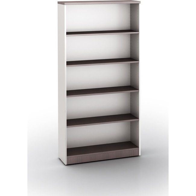 Boss Office Products Bookcase Driftwood White BOPS507
