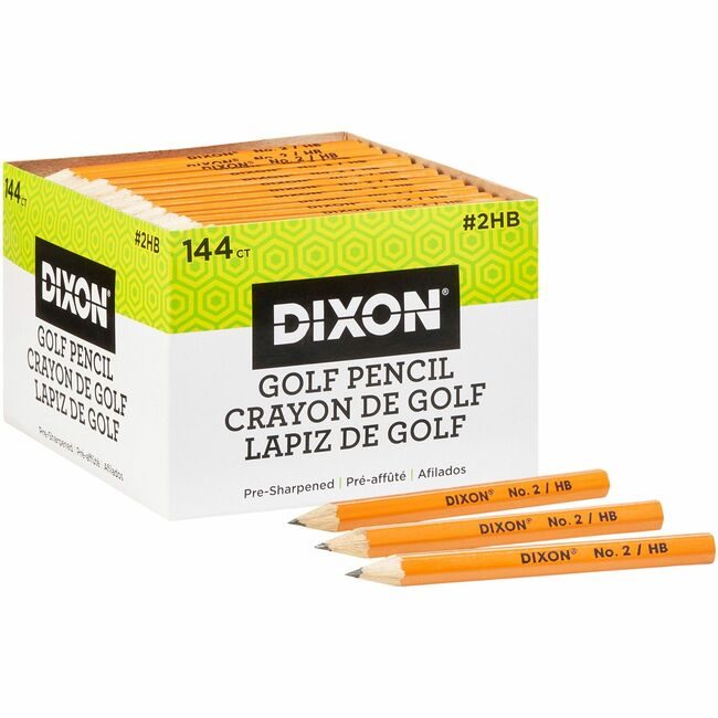 Dixon / Ticonderoga Dixon Ticonderoga Company / Pencil Golf Yew 144 Count DIX14998