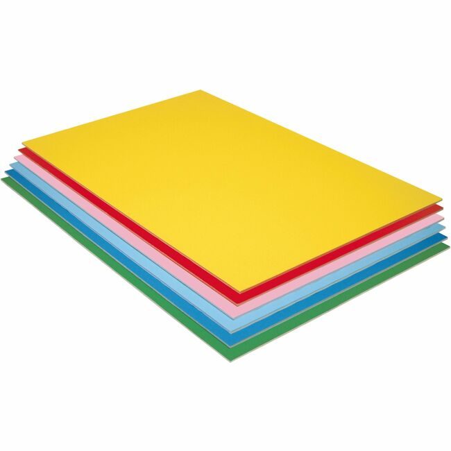 Pacon Corporation Board Foam 20X30 12SH Assorted PAC5512