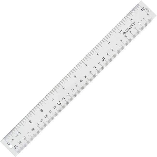 Westcott / Acme United Acme United Corporation Westcott / Ruler Acrylic See-Thru 12" ACM10562