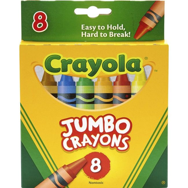 Crayola LLC Crayon Jumbo 8/BX CYO52-0389