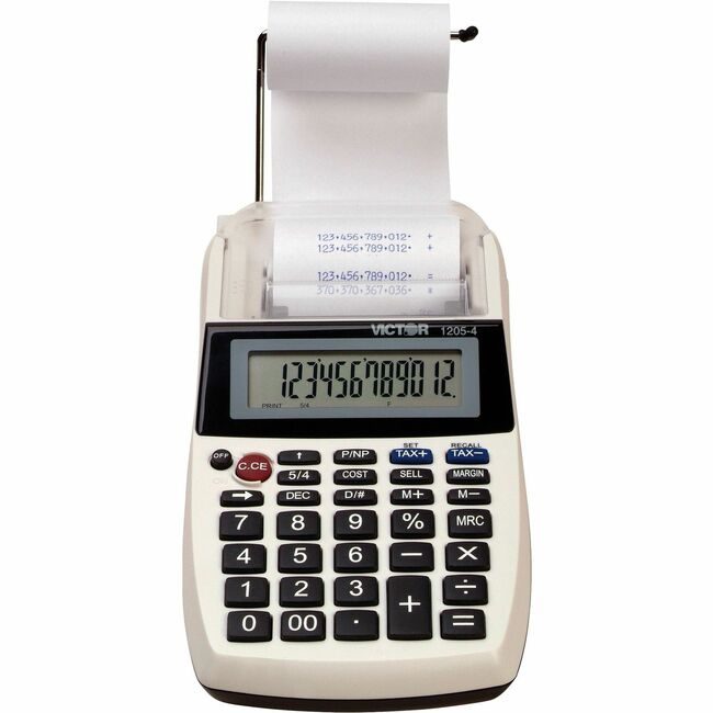 Victor Technology Calc Prt 12DGT Cost/Sl/Mgn VCT1205-4