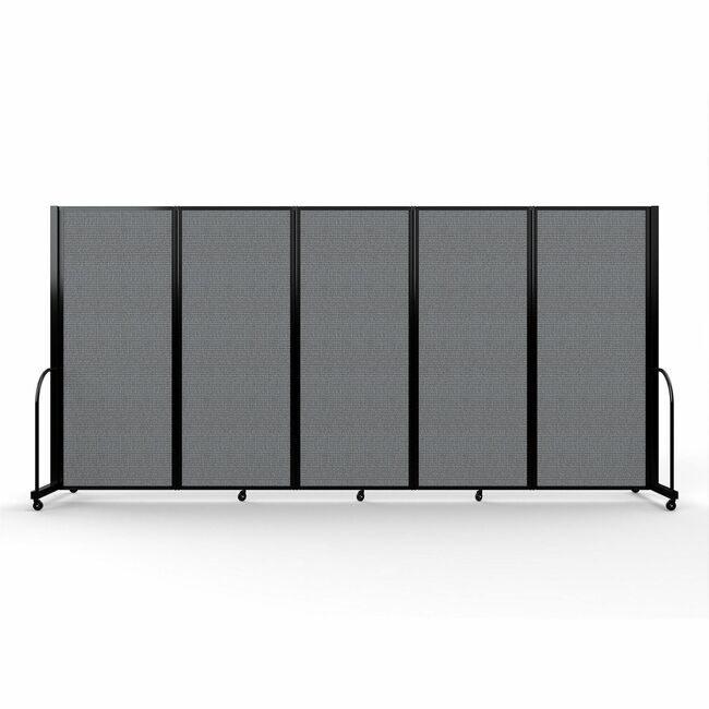 Screenflex Divider 610"HX141"W Gray Black SCXFSH6105BDG