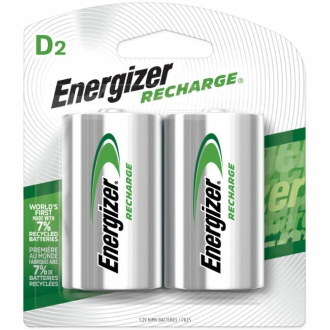 Energizer / Eveready Energizer Holdings / Eveready Battery Rchrgble D 2/PK EVENH50BP2CT