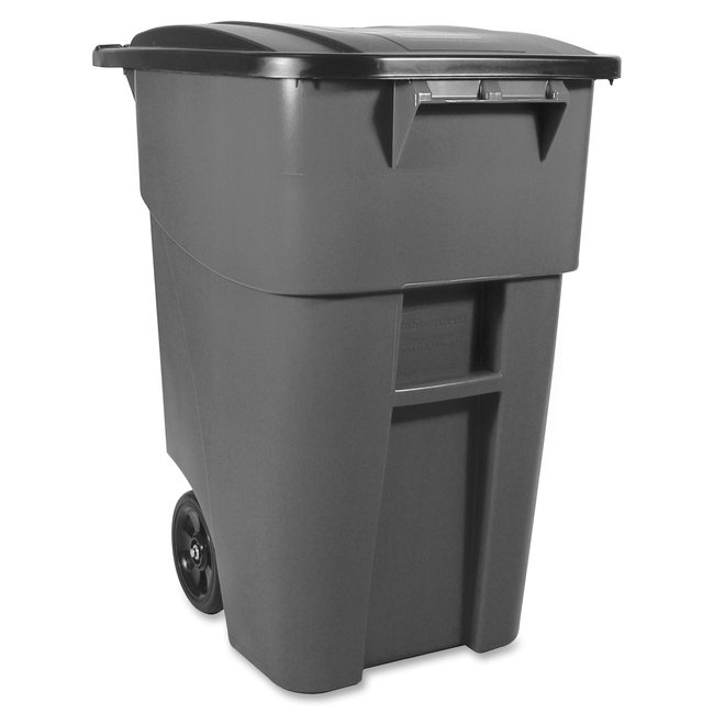 Rubbermaid Commercial Products Container Big Wheel 55 GAL RCP9W2700GRAY