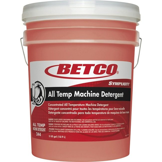 Betco Corporation Detergent Mch Dw All-Tmp 5G BET2447800