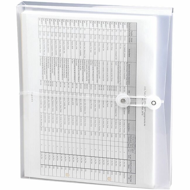 Smead Manufacturing Co. Envelope Poly Side Load Clear SMD89521