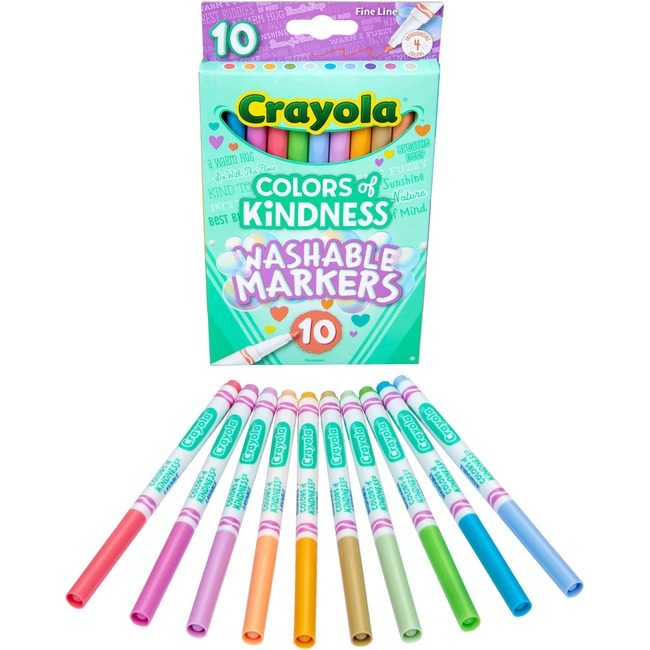 Crayola LLC Mkr 10 Count Fl White Clrskndnss CYO587807