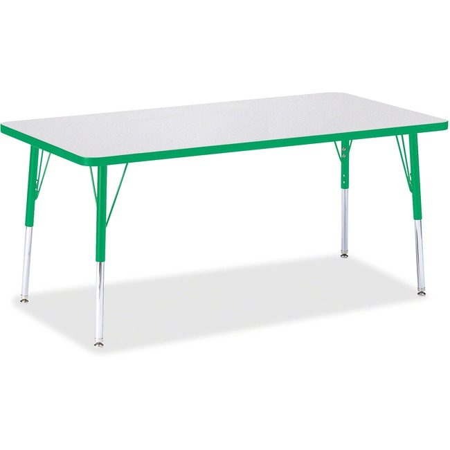 Jonti-Craft, Inc. Table Rectangle 30X60 Gy/Gn JNT6408JCA119