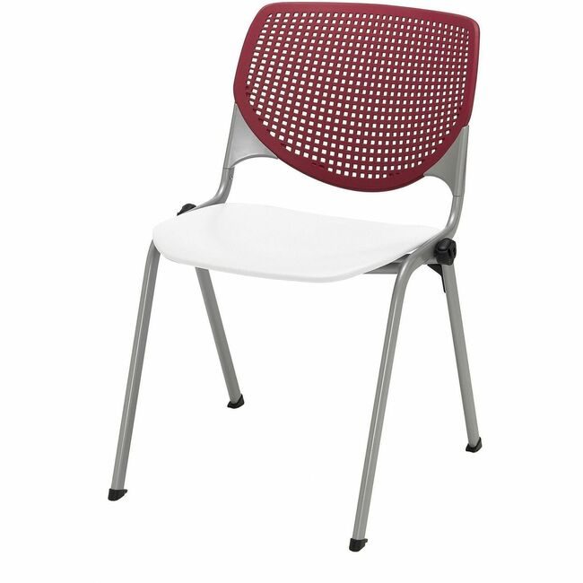 KFI Seating Chair Kool Stack Brgdy White KFI2300BKB07S08