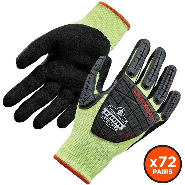 Ergodyne Gloves Coated Dir A4 S Lime EGO17832