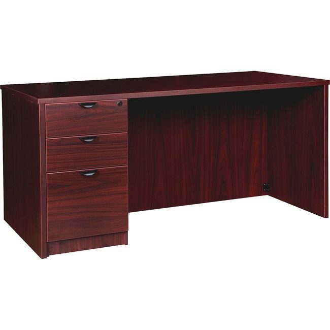 Lorell Desk Single Full Ped 30X60 My LLRPD3060LSPMY