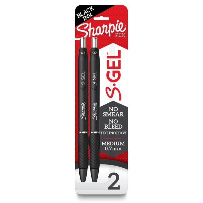 Sharpie / Expo / Prismacolor / Sanford Newell Brands / Sanford Sharpie / Expo / Prismacolor / Pen Gel 0.7MM Black 2 Count SAN2096156