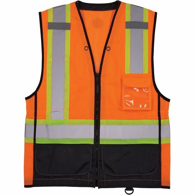 Ergodyne Vest Two-Tone Black Orng L/Xl EGO23045