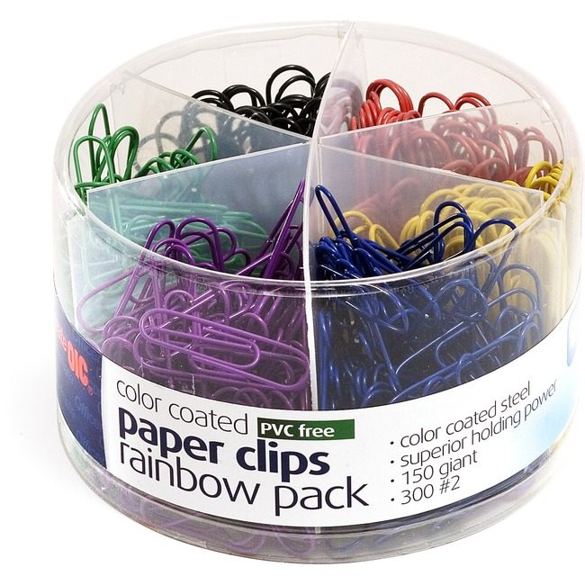 Officemate Paperclip #2 Assorted OIC97227
