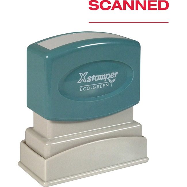 Shachihata / Xstamper Stamp Pre-Inked Scanned Red XST1829