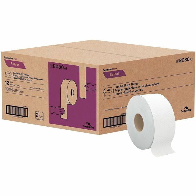 Cascades Tissue Jrt 3.3X500 12/2 WH CSDB080