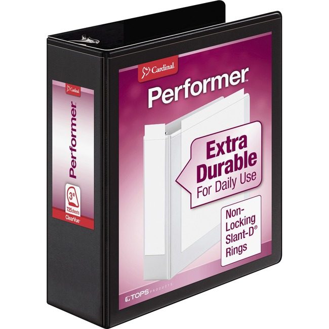 TOPS Products / Cardinal Brands Binder Xtrvle Vue D-Rng 3 CRD17601