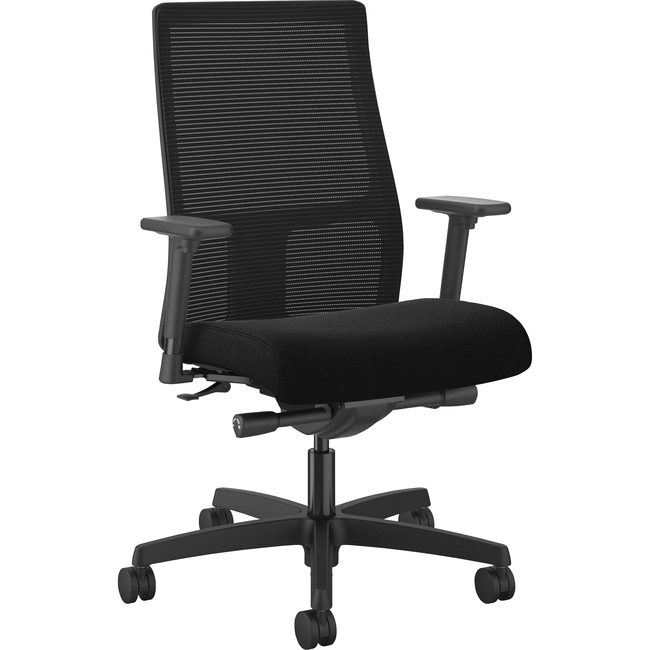 The HON Company Chair Task Mshbck W/Arms Black HONIW103CU10