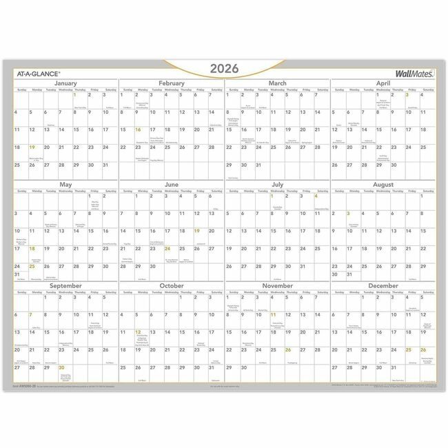 ACCO Brands AT-A-GLANCE Calendar Yrly Dryerse 24X18 AAGAW506028