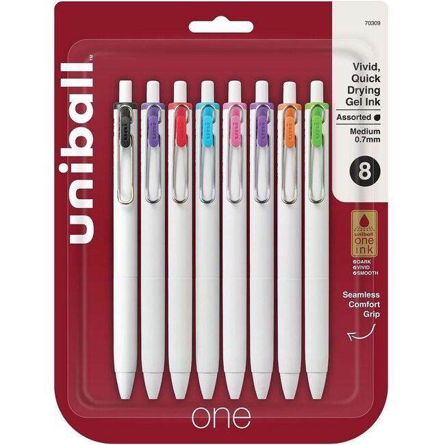 Mitsubishi Pencil Co. / uni-ball Pen Ub One 0.7MM 8CT ASST UBC70309