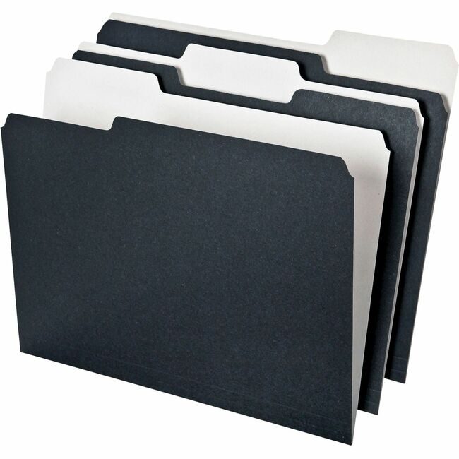 Pendaflex Folder File Letter 1/3 Blk/Wht PFX16101