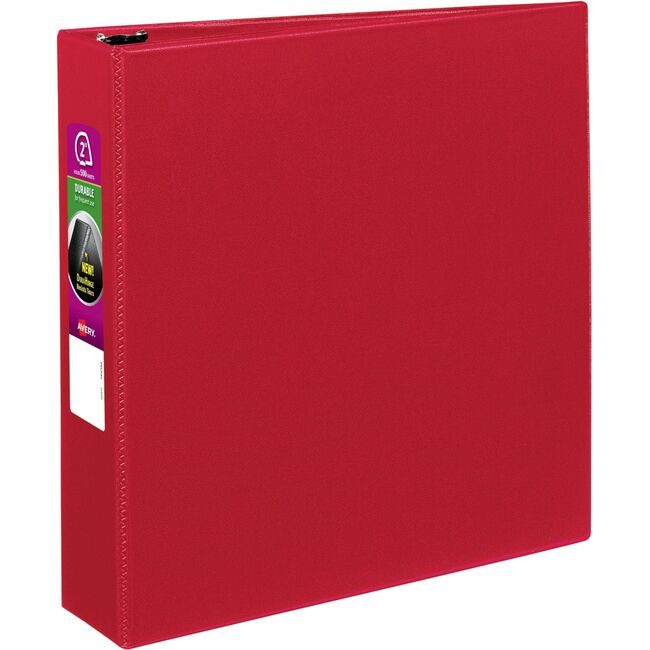 Avery Products Corporation Binder Durable Slant 2" Red AVE27203