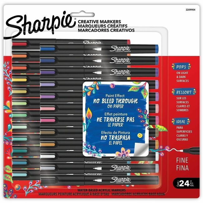Sharpie / Expo / Prismacolor / Sanford Newell Brands / Sanford Sharpie / Expo / Prismacolor / Marker Shrp Finecreate 24 Count SAN2209904